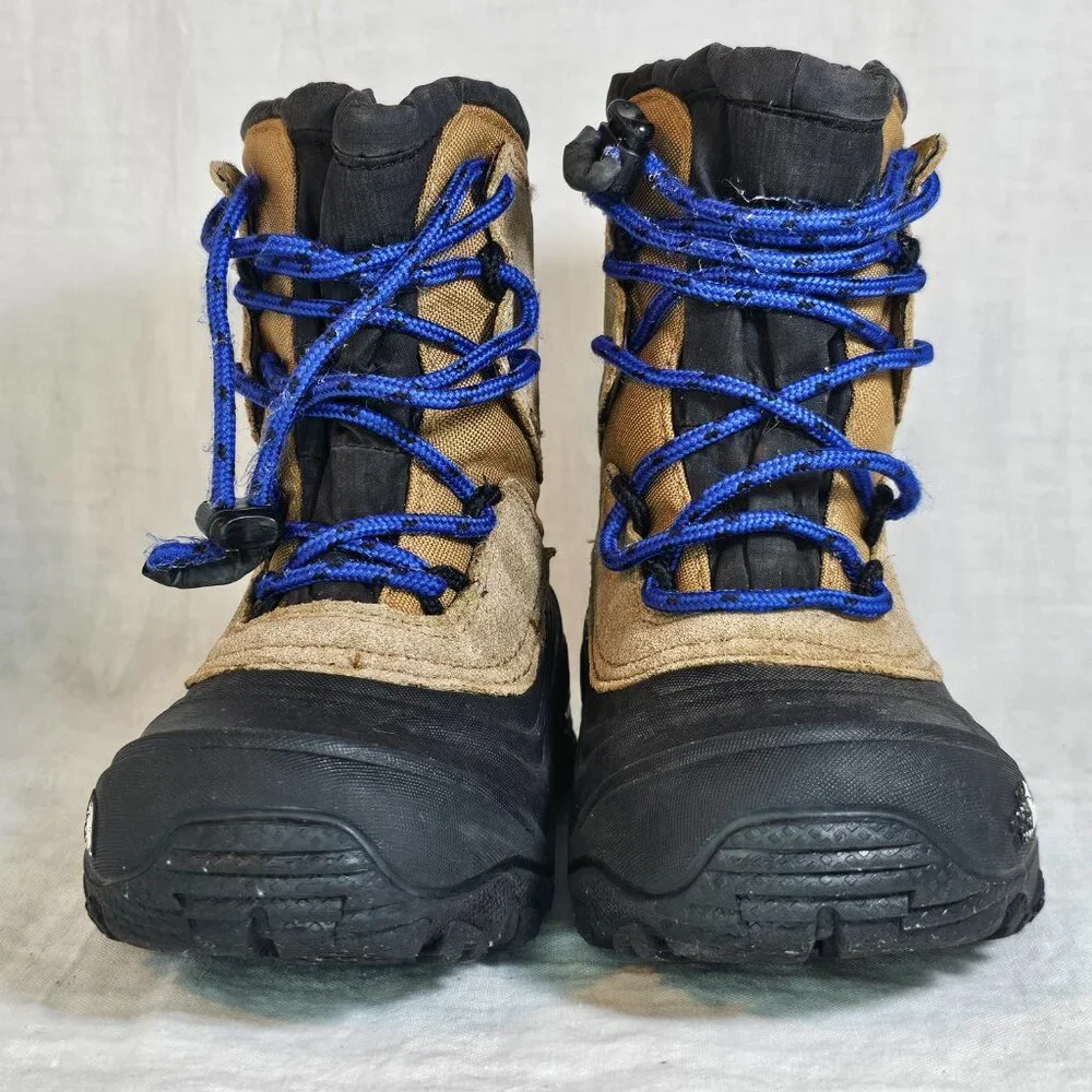 The North Face Alpenglow V Waterproof Boot 11K Utility Brown/TNF Blue